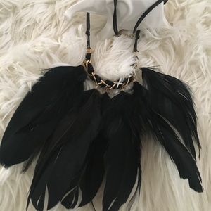 Feather necklace